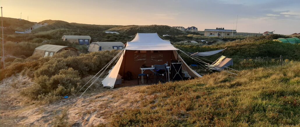 Einmal Camper … immer Camper: Auf Texel auch im Alter gar kein Problem